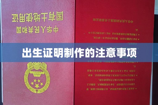 旅顺口出生证明制作的注意事项