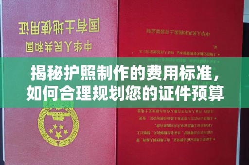 旅顺口揭秘护照制作的费用标准，如何合理规划您的证件预算
