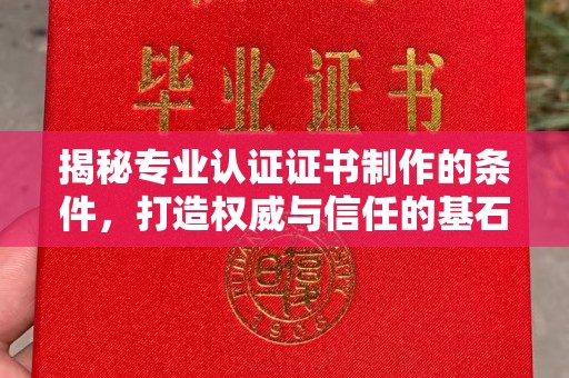 旅顺口揭秘专业认证证书制作的条件，打造权威与信任的基石