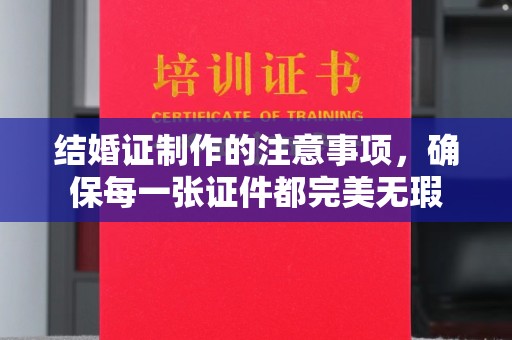 旅顺口结婚证制作的注意事项，确保每一张证件都完美无瑕