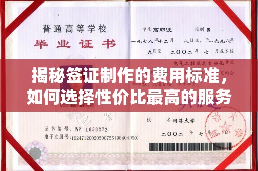 旅顺口揭秘签证制作的费用标准，如何选择性价比最高的服务？